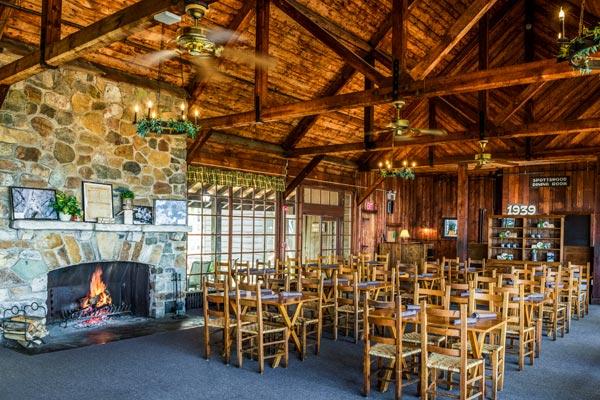 Spottswood Dining Room at Big Meadows Lodge in Shenandoah National Park